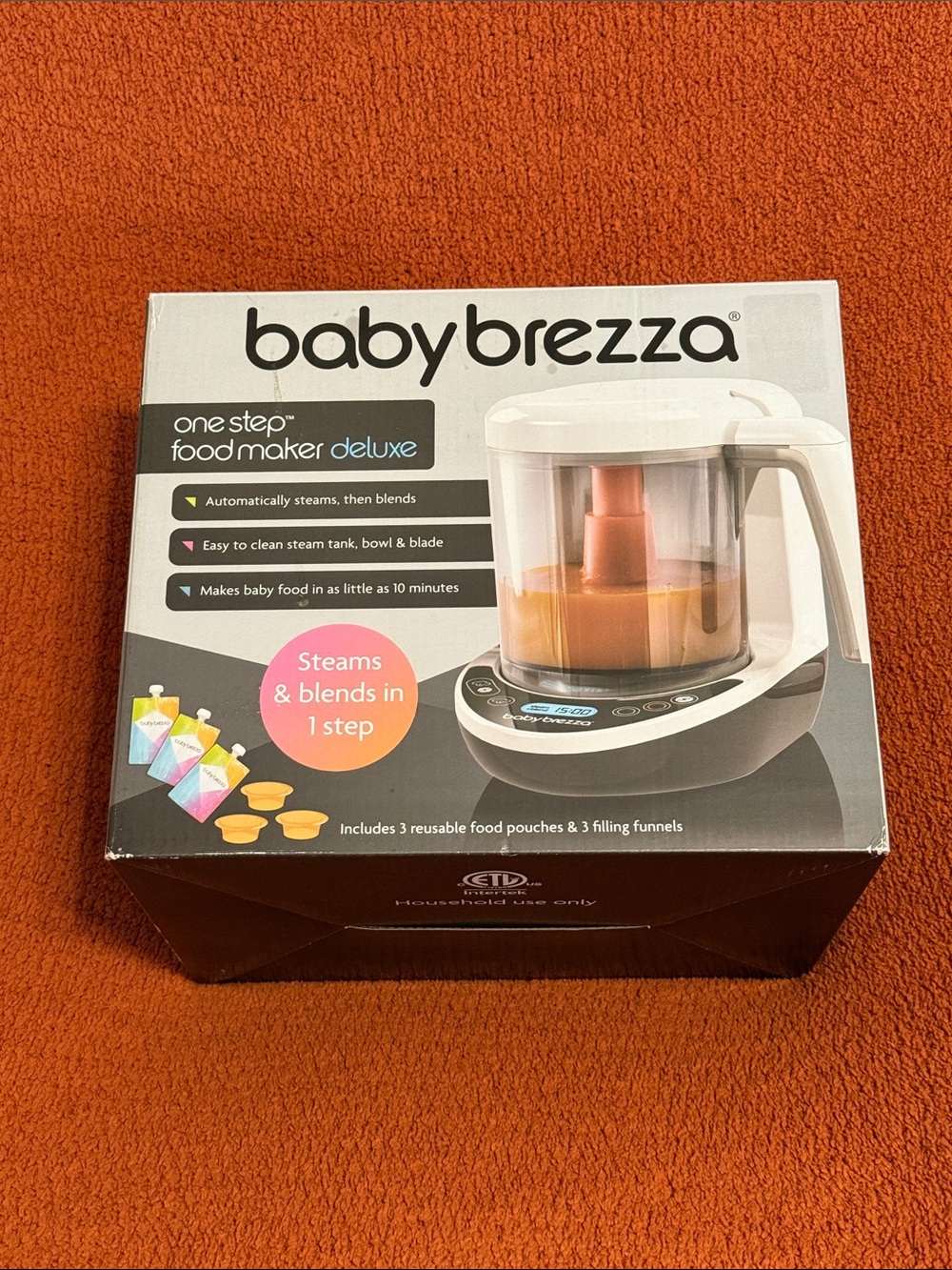 NWT Baby Brezza One Step Food Maker Deluxe